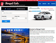 Tablet Screenshot of bengalcabs.com